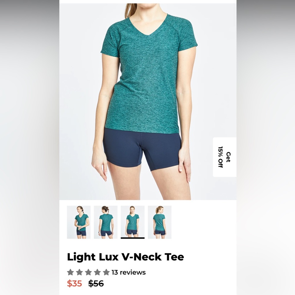 Oiselle Lux V-Neck Tee - W’s 8